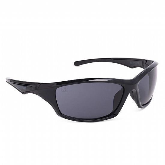 Oxford Sunglasses Camino Black Frame Silver Mirror Lens