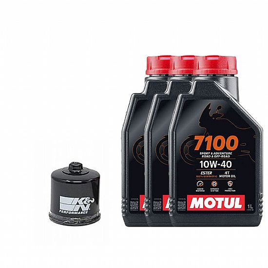 K&N Oil Change Kit MOTUL 7100 10w-40 ΚΝ160 3L
