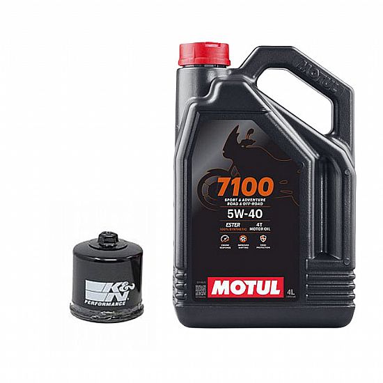 K&N Oil Change Kit MOTUL 7100 5w-40 ΚΝ160 4L