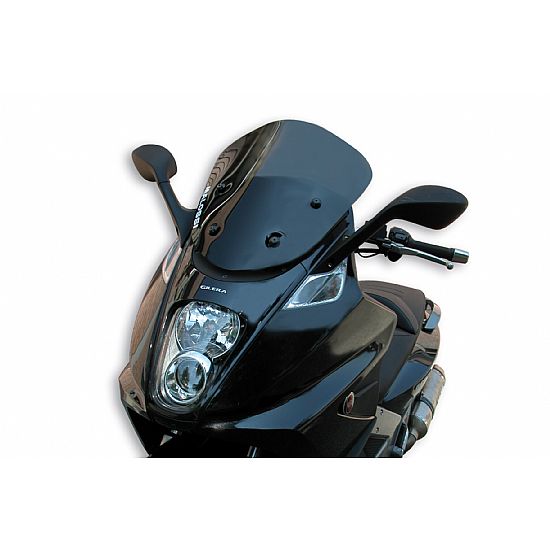 Sport screen MALOSSI MHR GILERA GP800 DARK SMOKE - W 395xH 420 THK 5 mm