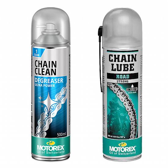 Set MOTOREX Chain Lube And Degreaser