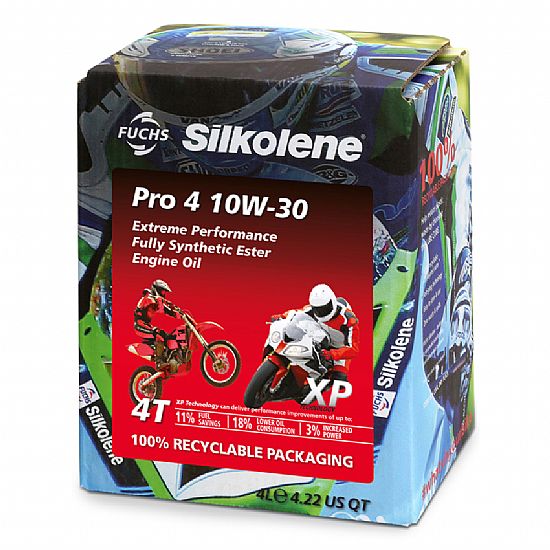 Λάδι Συνθετικό Silkolene Pro 4 10W-30 XP 4 Λίτρα