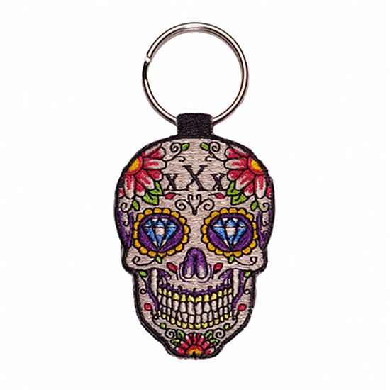 Μπρελόκ Κλειδιών Skull Mexican Υφασμάτινο
