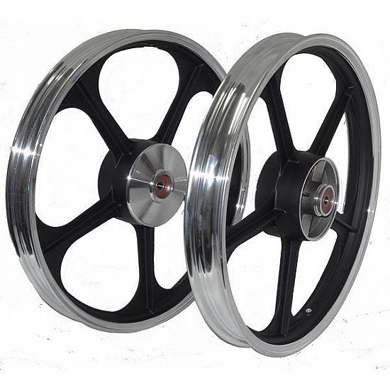 Set Wheels X1-R Black Matt For Honda Grand