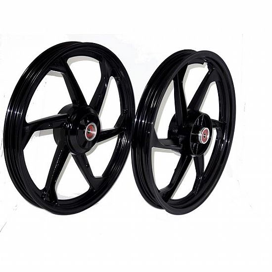 Set Tubeless Wheels X1-R Black For Honda Astrea Grand