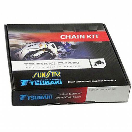 Set TSUBAKI Chains & SUNSTAR Sprockets for KTM LC-4 01-07