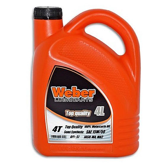 Weber  4T Semi Synthetic 15W-50 MA2 4lt