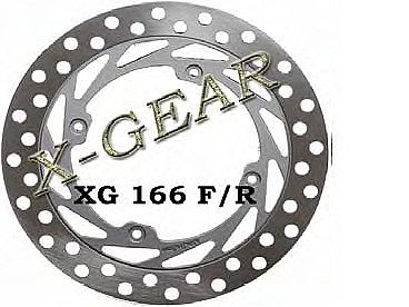 Δισκόπλακα εμπρός X-GEAR HONDA MTX 80 87 / HONDA XLX 350 89
