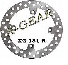 Δισκόπλακα πίσω X-GEAR HONDA CR125 RV 98-01 / CRE 250 97-01