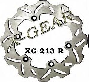 Δισκόπλακα πίσω X-GEAR KAWASAKI GPZ 900 R 90-03 / GPX 600 R WARBIRD 86-96