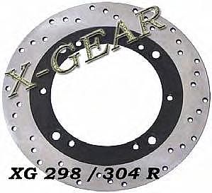 Δισκόπλακα πίσω X-GEAR SUZUKI RM 125 '89 '00 / RMX 250 '95-'99