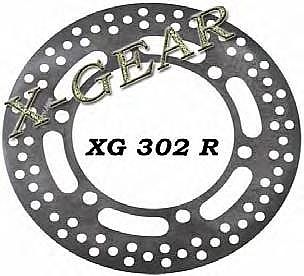 Δισκόπλακα πίσω X-GEAR SUZUKI DR 600 S '85-'89 / DR BIG 750 S '87-'89