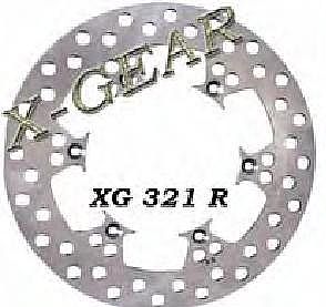 Δισκόπλακα πίσω X-GEAR SUZUKI RM 125 '00-'09 / RMX 250 '02-'08