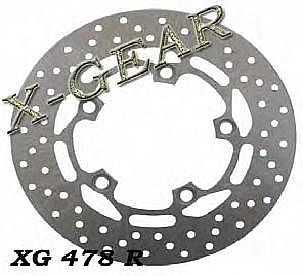 Δισκόπλακα πίσω X-GEAR YAMAHA FZ 6 FAZER 04-08