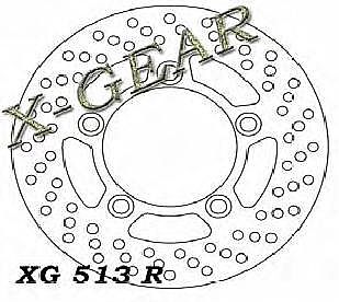 Rear disk brake SUZUKI AN 250 BURGMAN 07-08 / AN 400 BURGMAN 03-09