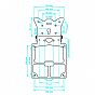 Dimensions LAMPA 90142