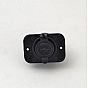Double ports usb socket with cap