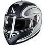 Flip Up MT Helmets Optimus SV SPDX One White/Silver Mat