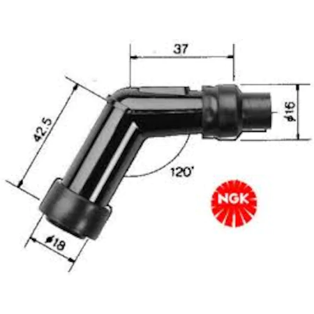 NGK VD05F Plug Cap