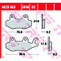 Brake Pads HONDA CBF250 / KYMCO PEOPLE S 250