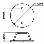 Lampa Shield 2, floor install motorcycles anchoring