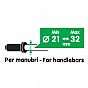 Βάση Smartphone Με Φορτιστή USB 12/24V 2.4A 21>32MM Αδιάβροχος
