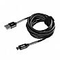 Καλώδιο USB Σε Micro-Usb Lampa 2 Μέτρα Μαύρο 38921