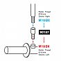 Lampa Mirror adapters - Thread O 10 mm right > O 10 mm left