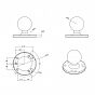 RAM® Round Plate with Ball