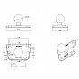 RAM® Centered Reservoir Cover Ball Base