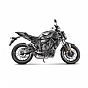 Akrapovic Titanium Full System Yamaha MT-07 14-20