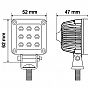 Lampa WL-18 9 Led 10 Watt 1000LM 9>32V
