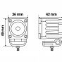 Lampa WL-19 1LED 10W 600LM 9>32V