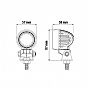 Lampa Cyclops-Round Auxiliary Light 1 Led - 9/32V