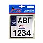 Licence Plate Protector Clear Race Axion