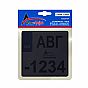 Licence Plate Protector Race Axion Dark Black