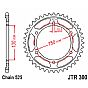 Rear JT Sprocket JTR300 47 Teeth