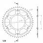Supersprox Stealth Sprocket Gold 520 Conversion
