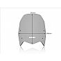Windscreen Dark Smoked WRS Yamaha Tenere 700 19-21