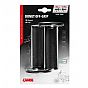 Χειρολαβές Τιμονιού Lampa Moto Donut Μαύρο-Γκρι 22MM+25MM 12CM Ζευγάρι