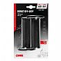 Χειρολαβές Τιμονιού Lampa Moto Donut Μαύρο-Κόκκινο 22MM+25MM 12CM Ζευγάρι