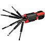 Lampa Multi-Use 8 in 1, screwdriver set with Led torch - Bulk 1 pc