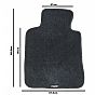 Driver Car Mat Simoni Racing Solo Black 1 Piece