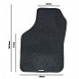 Driver Car Mat Simoni Racing Solo D Black 1 Piece