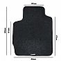 Driver Car Mat Simoni Racing Solo F Black 1 Piece