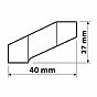 Lampa Offset mirror extender - Thread M10 Right
