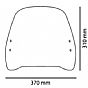Windshield PUIG 20363H Traffic Smoke Honda SH 125-150-350 20-