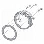 GIVI BF11 Specific flange Ducati Multistrada 950 17-18