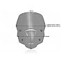 WRS Windscreen Touring 45,5 cm Honda Transalp 750