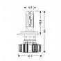 Λάμπες LED Σετ Lampa H4 9-32V 6.500K 4.500lm 50W 2ΤΕΜ.